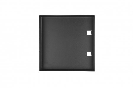 Решетка скрытого монтажа FoZa ПОД ПЛИТКУ 207х207 с вентилятором 100СК, обратный клапан, черная, 100мм