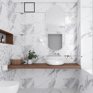 Решетка скрытого монтажа FoZa ПОД ПЛИТКУ 207х207 с вентилятором 100СК, обратный клапан, черная, 100мм