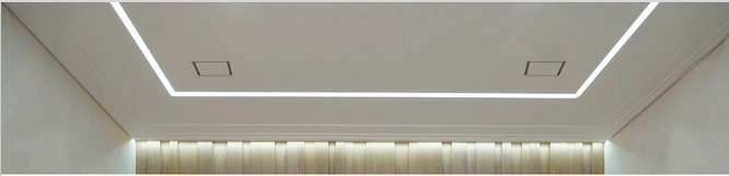 Диффузор под покраску скрытого монтажа SECRET SOFT FRAME D200мм